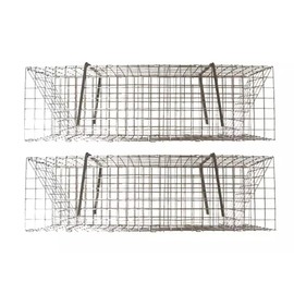 2 Folding Colony Muskrat Trap - 6" x 6" x 24" Trapping Supplies 2 Pack