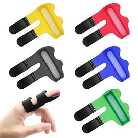 Pack of 5 Finger Splints, Finger Protection, Snap Finger Splint, Adjustable Finger Support, Finger Support for Broken, Sprains, Arthritis, Tendonitis and Swollen Fingers