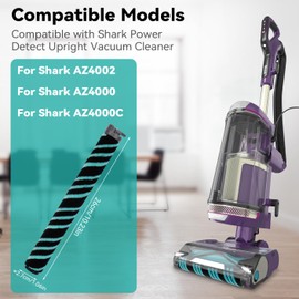 AZ4002 Roller Brush Replacement for Shark Power Detect Upright Cleaner AZ4000 AZ4002 AZ4000C, Main Brush Roller for Shark Vacuum Cleaner Vacuum Filter Rolls Part