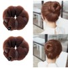 Set of 3 Magic Hair Stylers Hair Donut Bun Ring