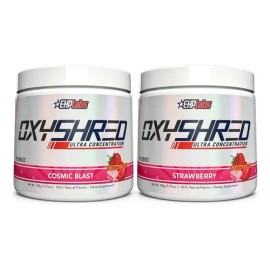 2pc Ehp Labs Oxyshred Quemador De Grasa Termogénico 158g                                                                                              