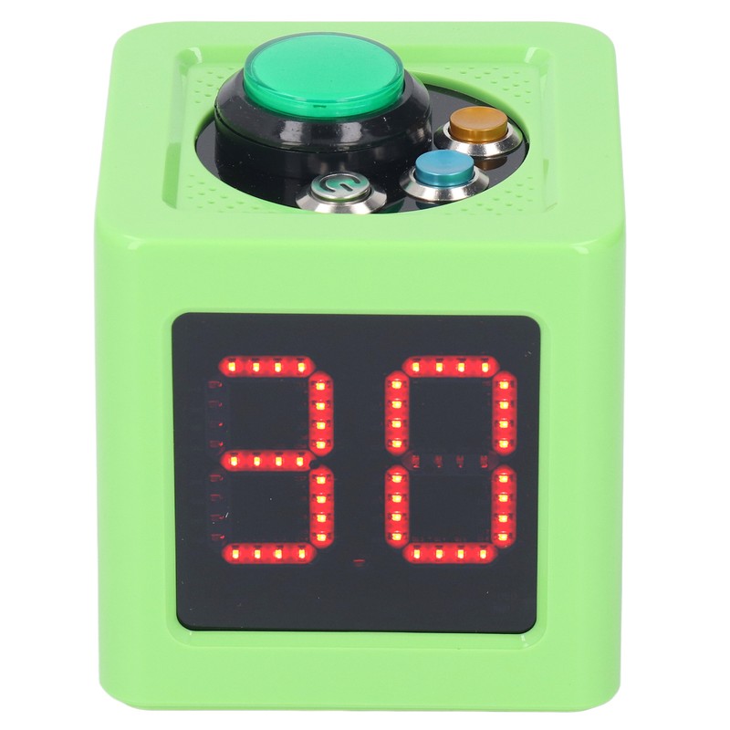 Cube Timer 1.4in 4 Sided Digital Shot Countdown Stopwatch for