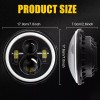 Unbranded 7 INCH LED Headlamp Headlights & 4'' Fog Lights