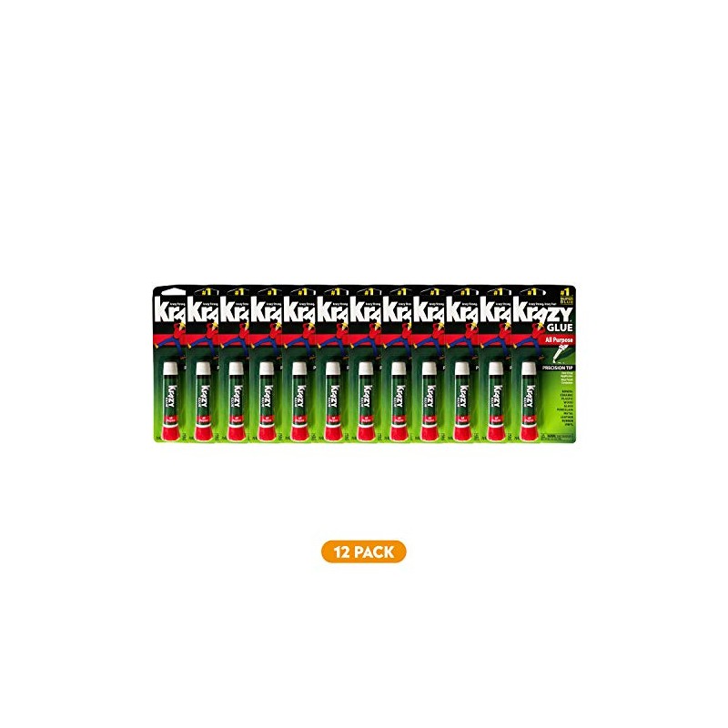 Krazy Glue KG58548R Instant Krazy Glue All Purpose Tube 0.07-Ounce