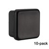 RecPro Square Tubing Plug | 10-Pack | 1" x 1"