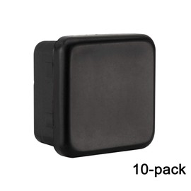 RecPro Square Tubing Plug | 10-Pack | 1" x 1" | Fits 7/8" ID Square Tube | Cap
