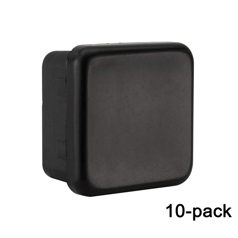 RecPro Square Tubing Plug | 10-Pack | 1" x 1"