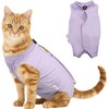 Voarge Recovery Suit Cat, Cat Bodysuit After Surgery, Anti-Leaking, Prevent