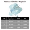 coolable Children's Sun Hat - Adjustable and Foldable Summer Sun