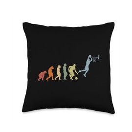 Basketball ball player basketballs USA EVOLUTION BASKETBALL Throw Pillow