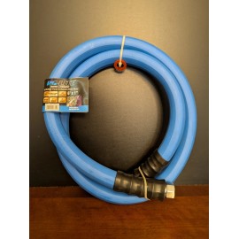 RG-Lite All-Rubber Farm And Ranch Drain Hose - 6' By 1" - 500 PSI - 3/4" Brass