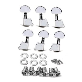 WHAMVOX 6pcs 3l3r Sealed Guitar Tuning Pegs with Machine Heads for Electric Acoustic Guitars