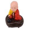 Little Monk Figurine USB Charging 6 Songs Music LED Nodding