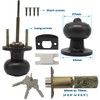 Gobrico 2 Keyed Alike Entry Door Lock Knob Handle Lockset