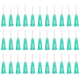 PATIKIL 18G Plastic Dispensing Needles, 60 Pcs Blunt Tips Luer Lock Glue Needle Tube with PP Flexible Tips for Liquid Glue Inks Industry Experiment, Green