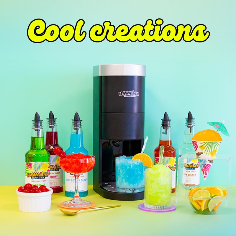 Hawaiian Shaved Ice Blue Cotton Candy Syrup - Nut Soy