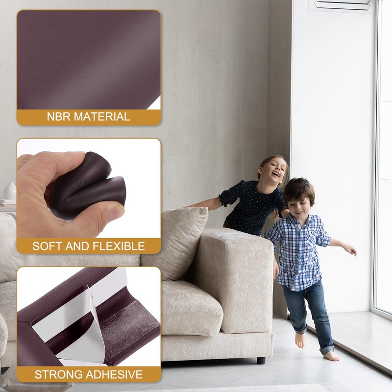 sourcing map Corner Protectors, 8 Pcs Furniture Corner Guards and