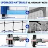 Outdoor Portable Volleyball Net Set with Anti-Sag Winch System