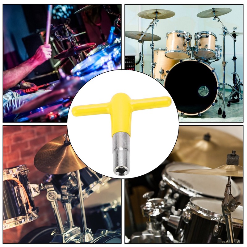 4 Pcs Drum Tuning Keys T Handle Metal Sturdy Smoothly