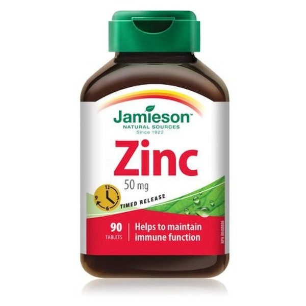 Jamieson Zinc 50 mg, 90 Tablets