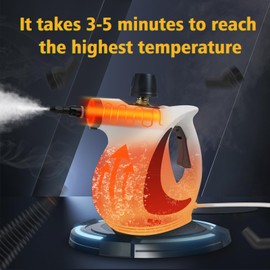 High temperature steam cleaner, suitable for household multi-purpose handheld design. Efficient and fast cleaning, healthier, durable high-end pump.