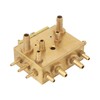 15 Holes Dental Cabinet Integrated Air Water Chassis Valve Copper