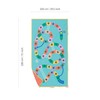 Quut Beach / Pool Towel for Kids with Game -