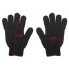 6 pares de guantes exfoliantes – Guantes de lavado negro