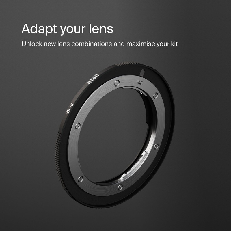 Urth Lens Adapter: Compatible with Nikon F Lens and Canon