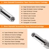 Gamebit Security Screwdriver, Double-Ended 3.8mm 4.5mm Gamebit Screwdriver Bit Set