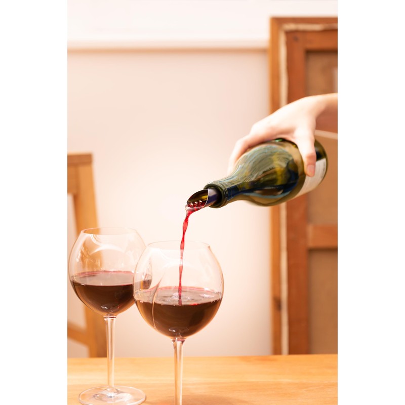 L'ATELIER du VIN - Silver & Black Soft Pourer with