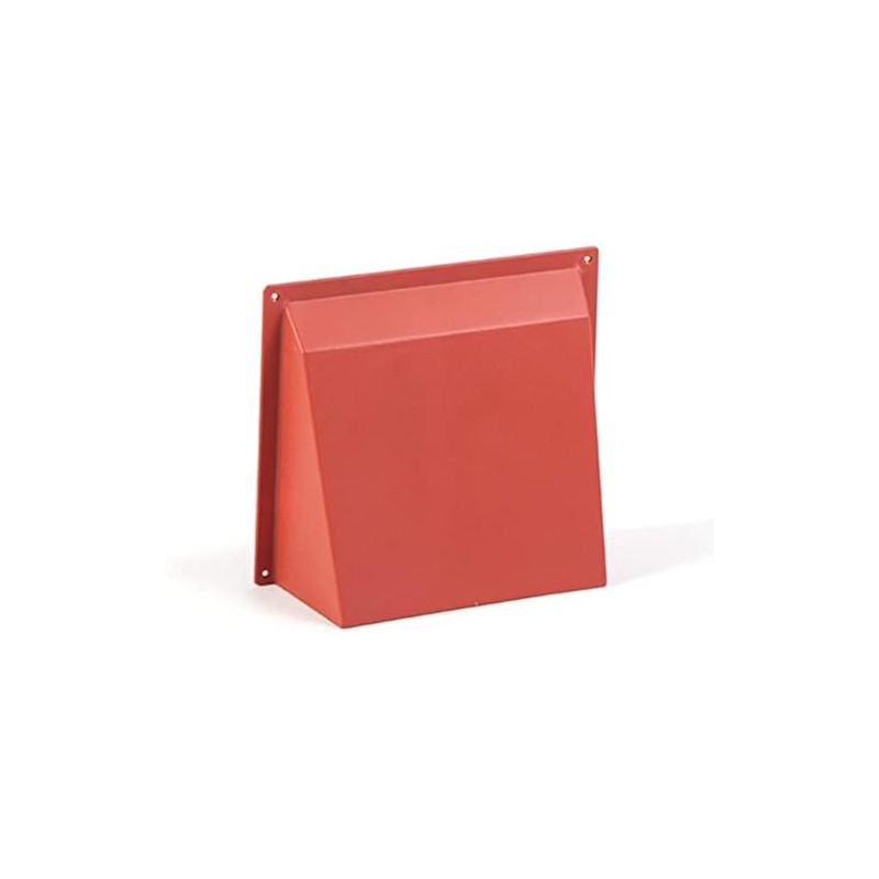 9" x 9" Terracotta Air Brick Hooded Cowl Cover Surface