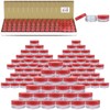 Beauticom (2000 Pieces Jars + Lid) 3G/3ML Round Clear Jars