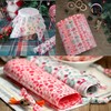 100 Pcs Christmas Wax Paper Sheets for Food,Decorative Parchment Paper
