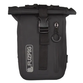 Fuzpig Roll top Waterproof Thigh Bag. Ideal for Dog Training, Horse Riding, Motorbike Riding and Outdoor Activities, Holster Bag Totally Waterproof (Black)