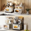 ABCOOL Retractable Microwave Oven Rack Pull Out Snap-in for Kitchen