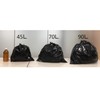 Oldy PP-K45-10 Trash Bags, Black, 45L, Pack of 10, Length