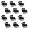 12 Pcs Hair Curler Claw Clips Heat-Resistant Plastic Roller Clips