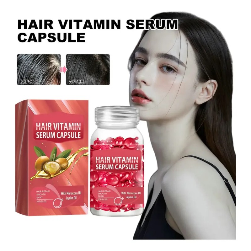 3 × Cápsulas Vitamina Sevich Smooth Silky Hair Quer Complex