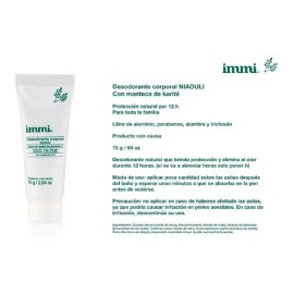 Desodorante en crema Immi Desodorante tubo depresible niaouli 75 g