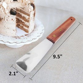 Muka Ice Cream Scoop, Stainless Steel Spade with Wooden Handle