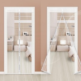 Doorway Draft Blocker Windproof Vinyl Curtain - Entryway External Draft Shield Curtain