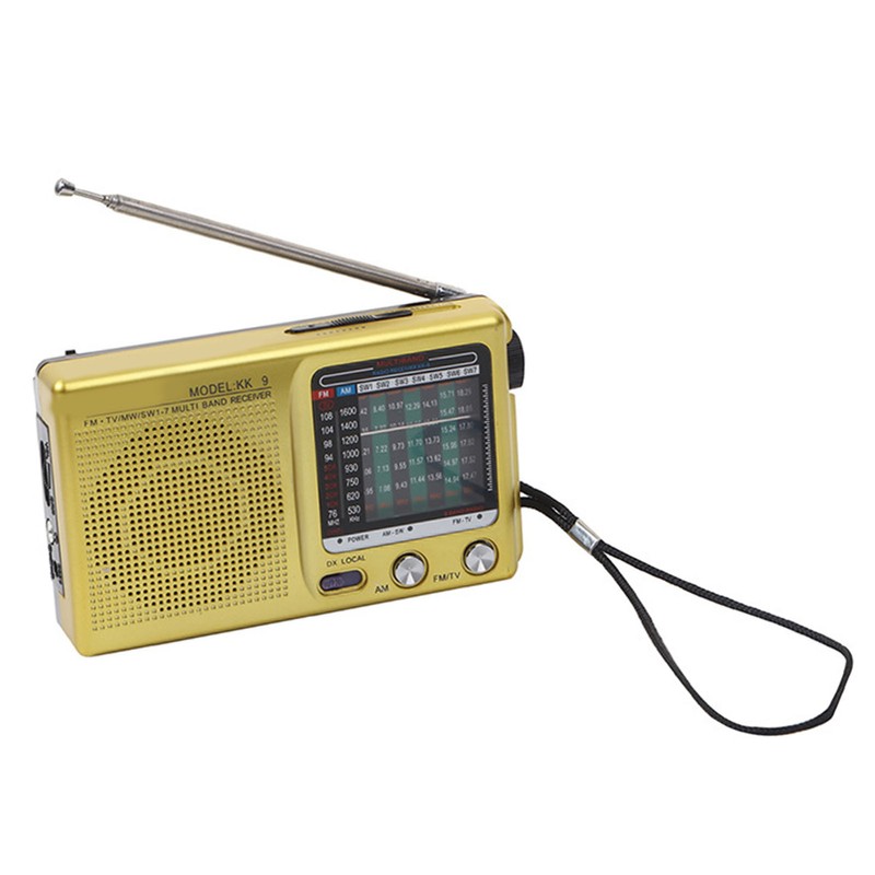 Full Band Radio Portable Digital Retro Multifunction Handheld Radio Recorder