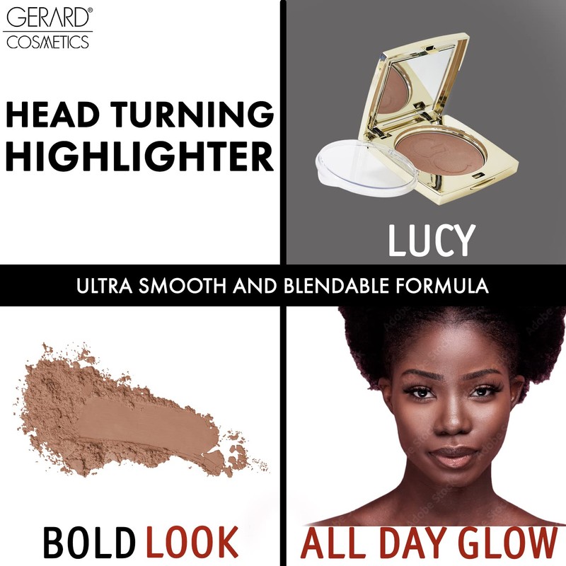 Star Powder Highlighter - Lucy by Gerard Cosmetic for Women