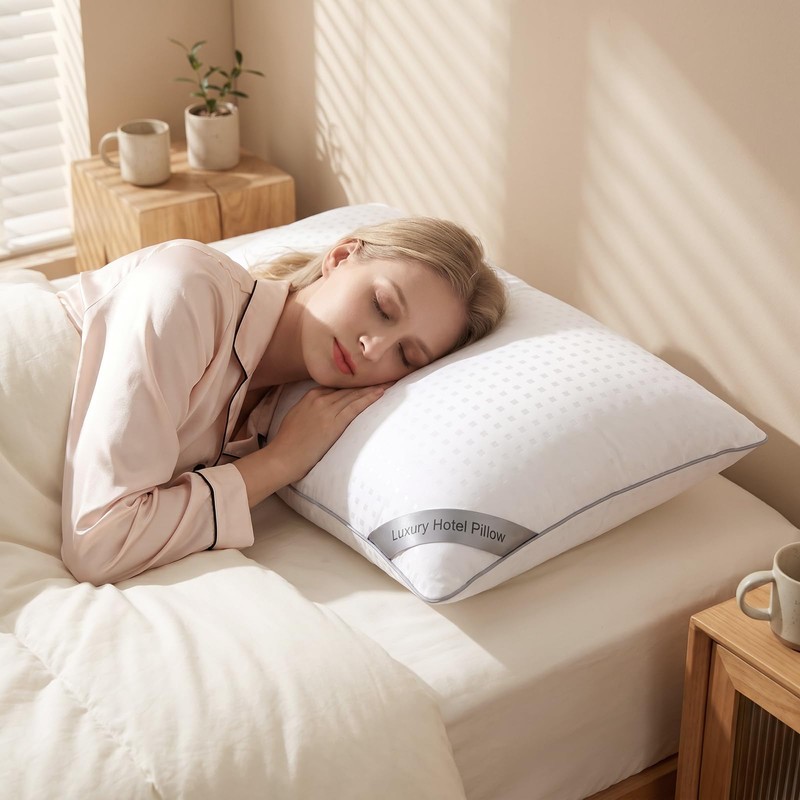 HIMOON Bed Pillows for Sleeping Set of 2,Standard Size Cooling