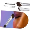 PACKOVE 4Pcs Eye Makeup Brushes Angled Eyeliner Nose Contour Brush