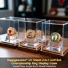 Happyseason 2-in-1 Golf Ball & Championship Ring Case Display