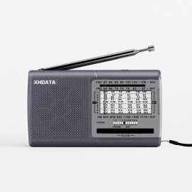 RADIWOW XHDATA D219 Portable AM FM Shortwave Radio Battery Operated Small Great Recep