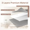 Criusia Bed Sheet Organizers and Storage, 6 Pack Foldable Linen