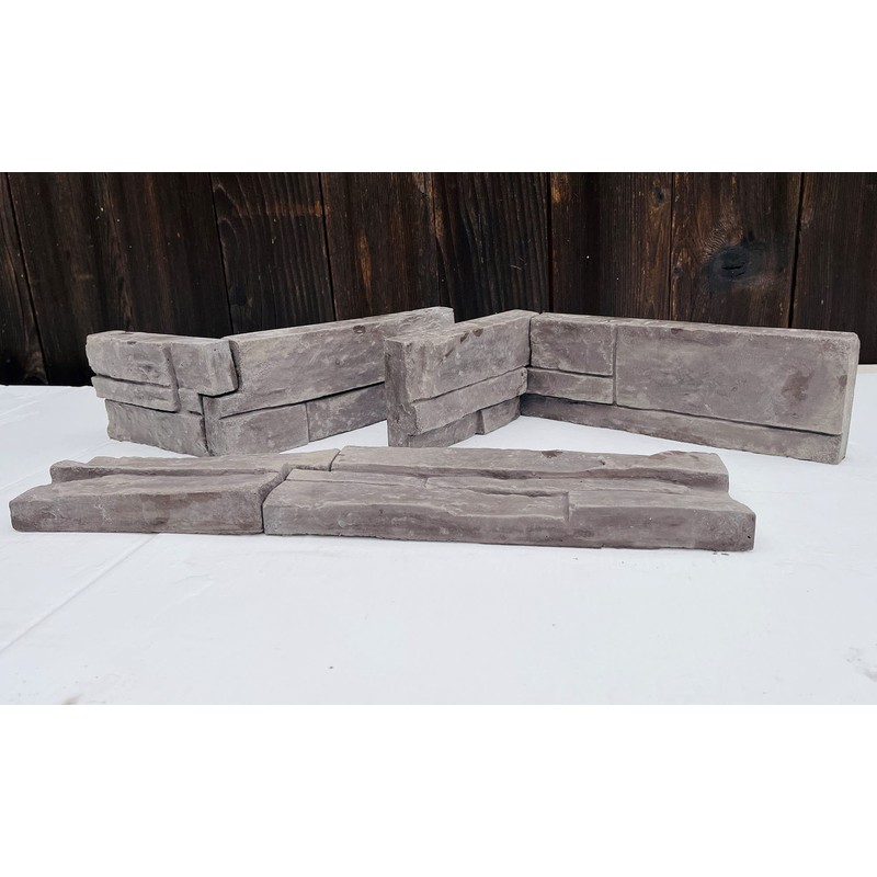 AUTUMN Corner Durable Veneer Molds for Concrete, DIY Veneers, Concrete